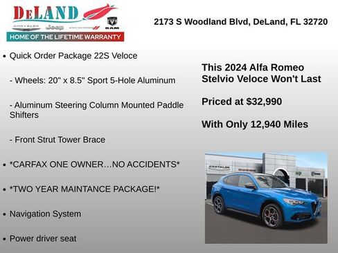 Used 2024 Alfa Romeo Stelvio Veloce image 12