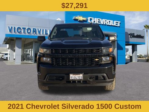 Certified 2021 Chevrolet Silverado 1500 Custom RWD image 2