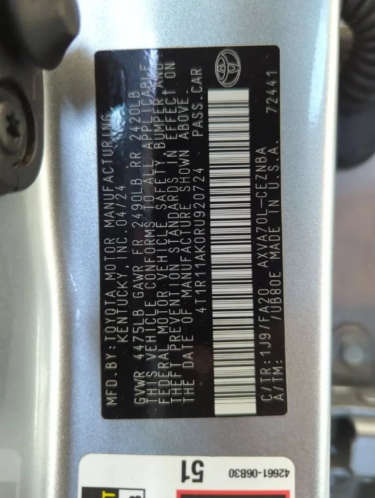 Used 2024 Toyota Camry LE w/ Convenience Package FWD image 39