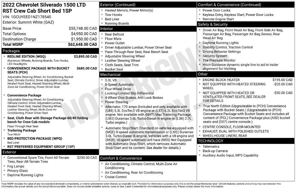 Used 2022 Chevrolet Silverado 1500 RST w/ Redline Edition AWD/4WD image 3