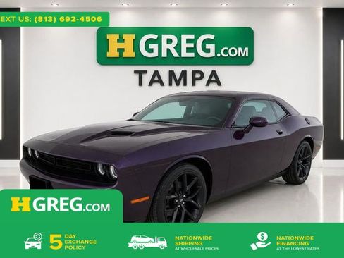 Used 2022 Dodge Challenger SXT w/ Blacktop Package RWD image 1