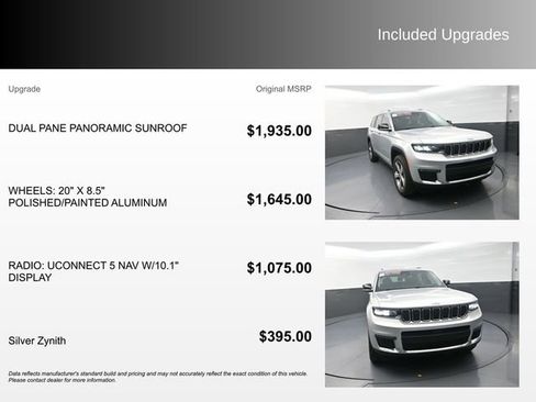 Used 2022 Jeep Grand Cherokee L Limited AWD/4WD image 4