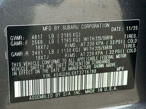 New 2026 Subaru Crosstrek 2.5i Limited w/ Crosstrek Mirror Package AWD/4WD image 39