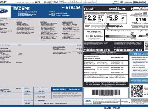 Used 2022 Ford Escape SEL w/ Technology Package image 40