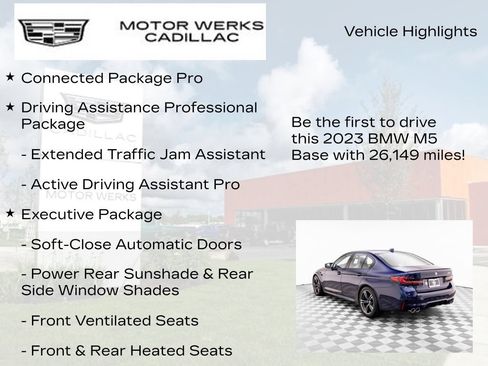 Used 2023 BMW M5 w/ Executive Package AWD/4WD image 13