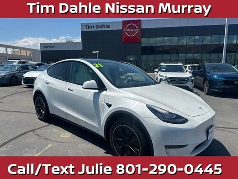 Used 2021 Tesla Model Y Long Range AWD/4WD image 1