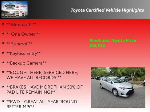 Used 2017 Toyota Corolla LE FWD image 19