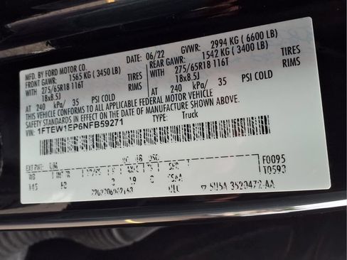 Used 2022 Ford F150 XLT w/ Equipment Group 302A High AWD/4WD image 25