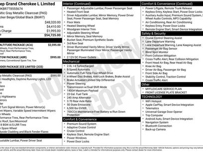 New 2026 Jeep Grand Cherokee L Limited w/ Limited Altitude Package