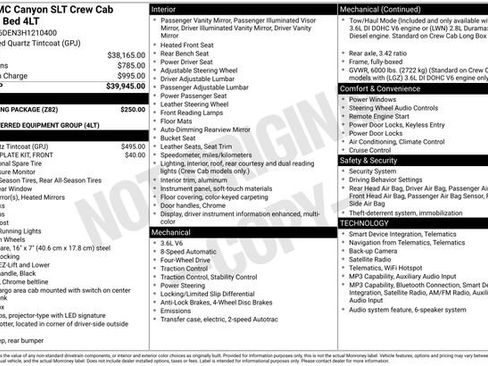 Used 2017 GMC Canyon SLT w/ Trailering Package AWD/4WD image 13