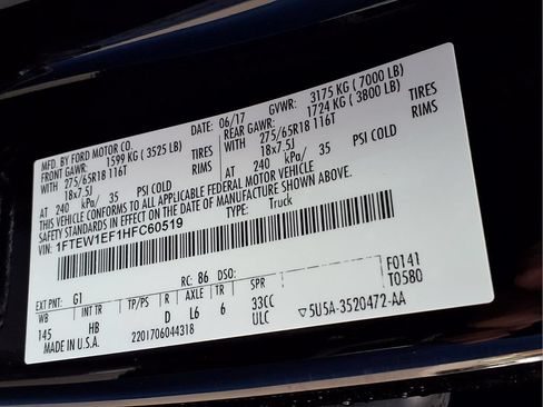 Used 2017 Ford F150 Lariat w/ Equipment Group 502A Luxury AWD/4WD image 25