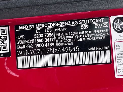 Certified 2022 Mercedes-Benz G 63 AMG G 63 AMGﾮ image 29