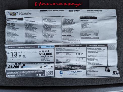 Used 2023 Cadillac Escalade V image 70