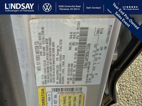 Used 2019 Lincoln MKZ Premiere image 26