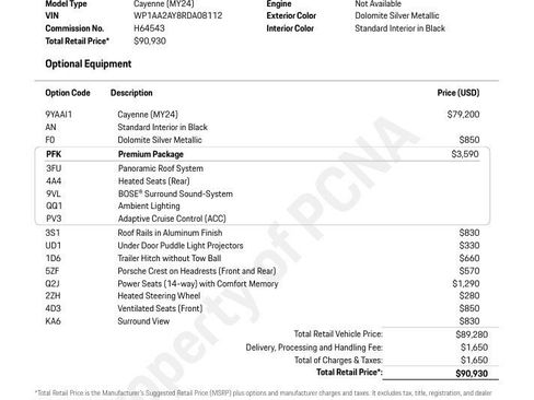 Used 2024 Porsche Cayenne w/ Premium Package image 24