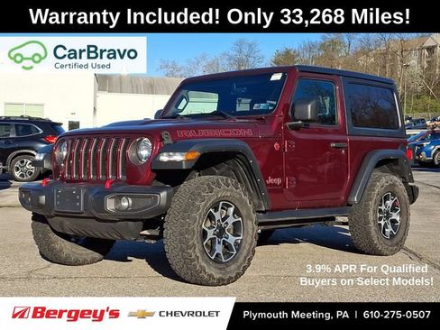 Used 2021 Jeep Wrangler Rubicon w/ Uconnect 4C Nav & Sound Group AWD/4WD image 1