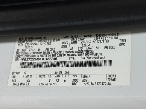 Used 2015 Ford Transit 350 XLT RWD image 73
