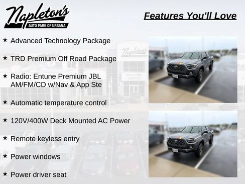Used 2021 Toyota Tacoma TRD Off-Road w/ TRD Premium Off Road Package AWD/4WD image 3