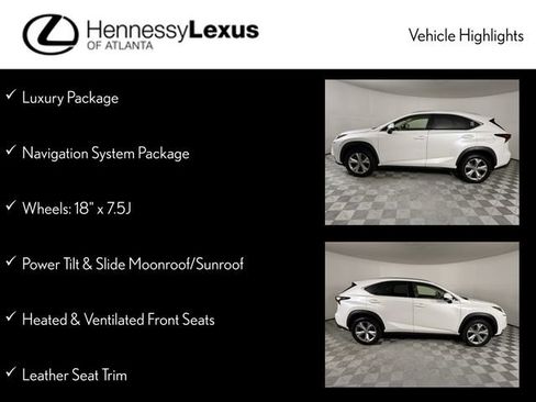 Used 2017 Lexus NX 200t FWD w/ Luxury Package image 11