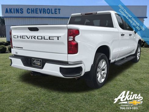 Certified 2023 Chevrolet Silverado 1500 Custom w/ LPO, Dark Essentials Package AWD/4WD image 6