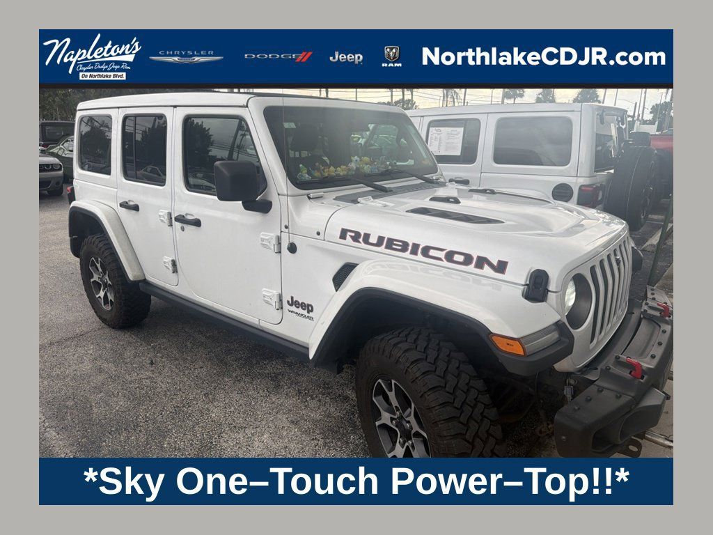 Used 2021 Jeep Wrangler Unlimited Rubicon AWD/4WD image 1
