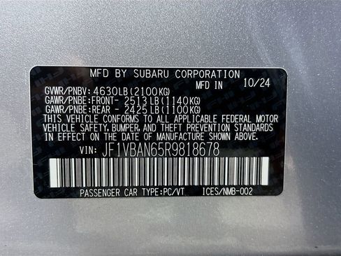 Used 2024 Subaru WRX Limited AWD/4WD image 35