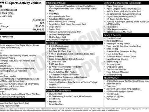 Used 2022 BMW X3 xDrive30i AWD/4WD image 21