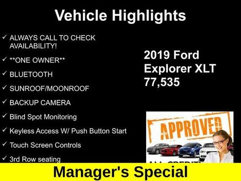 Used 2019 Ford Explorer XLT w/ Equipment Group 202A image 10