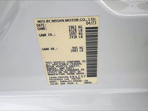 Certified 2023 Nissan Altima 2.5 SV w/ SV Premium Package image 31