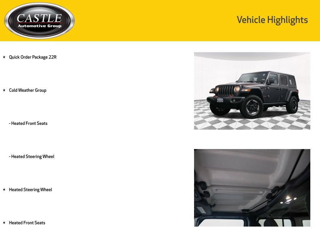 Used 2020 Jeep Wrangler Unlimited Rubicon w/ Cold Weather Group AWD/4WD image 4
