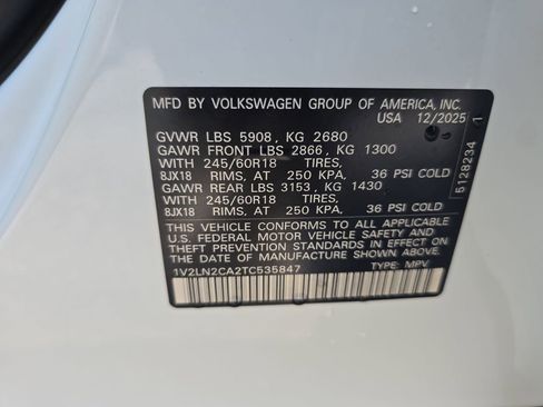 New 2026 Volkswagen Atlas SE AWD/4WD image 31
