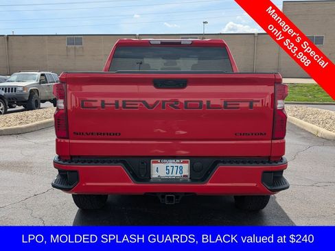 Used 2023 Chevrolet Silverado 1500 Custom w/ LPO, Dark Essentials Package AWD/4WD image 7