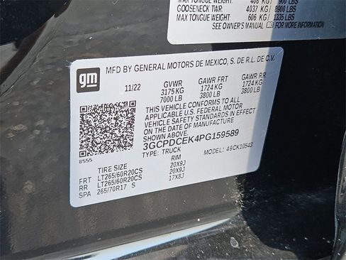 Used 2023 Chevrolet Silverado 1500 Custom Trail Boss w/ LPO, Dark Essentials Package image 33