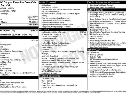 Used 2024 GMC Canyon Elevation w/ Trailering Package AWD/4WD image 35