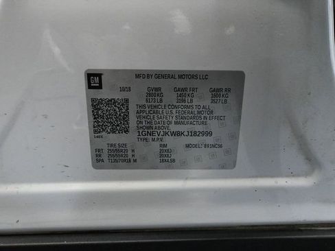 Used 2019 Chevrolet Traverse RS w/ LPO, Floor Liner Package image 53