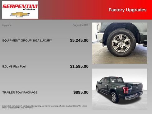 Used 2016 Ford F150 XLT w/ Equipment Group 302A Luxury AWD/4WD image 6