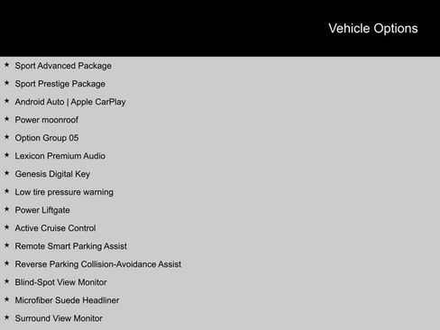 Used 2024 Genesis GV70 3.5T Sport w/ Sport Prestige Package image 2