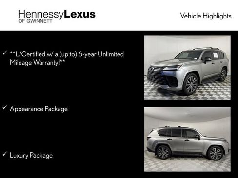Certified 2024 Lexus LX 600 4WD w/ Appearance Package image 12