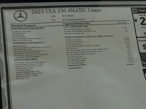 Certified 2025 Mercedes-Benz CLA 250 4MATIC image 25