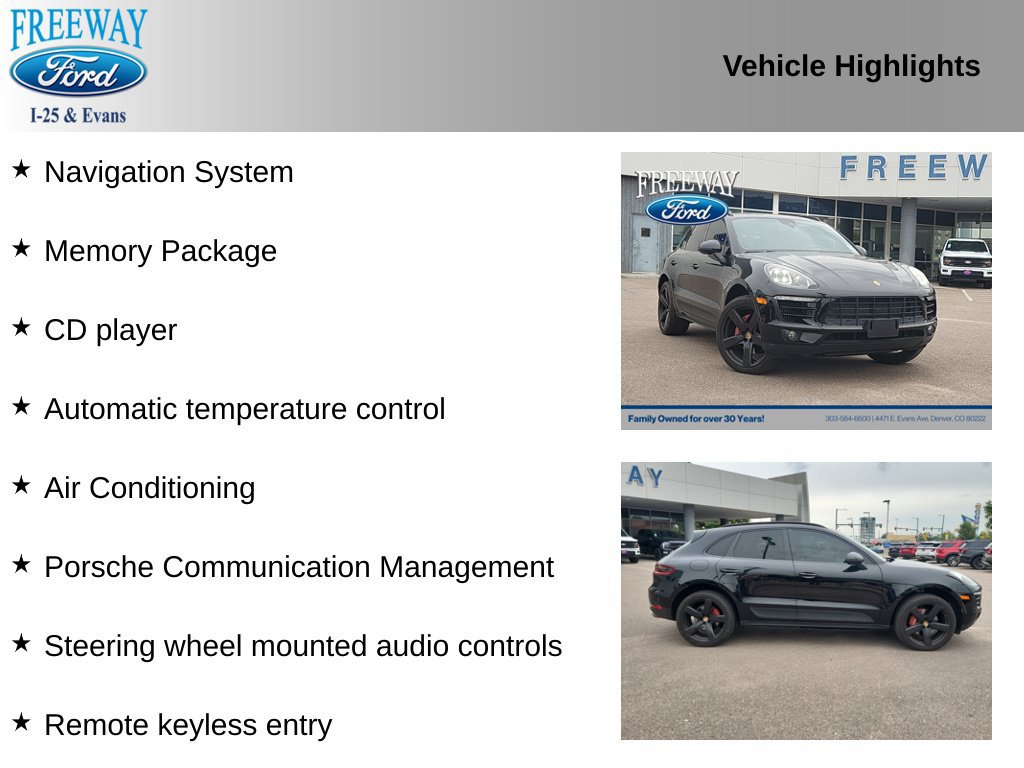 Used 2017 Porsche Macan S AWD/4WD image 2