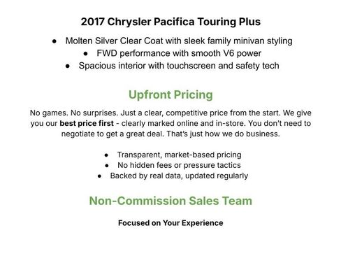 Used 2017 Chrysler Pacifica Touring Plus FWD image 3