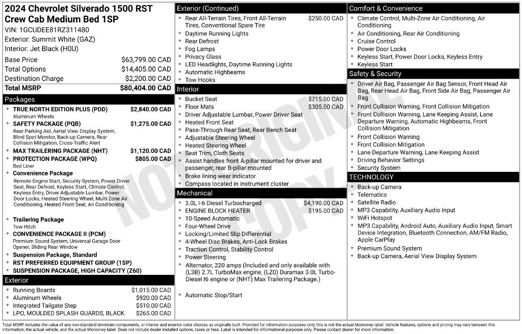 Used 2024 Chevrolet Silverado 1500 RST w/ True North Edition Plus AWD/4WD image 39