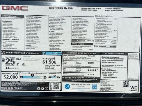 New 2026 GMC Terrain AT4 w/ Convenience Package III image 21