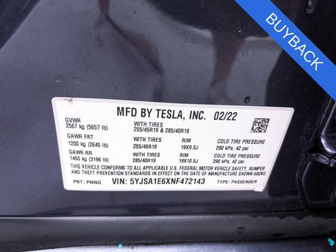 Used 2022 Tesla Model S Plaid AWD/4WD image 35