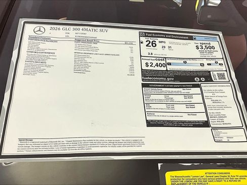 New 2026 Mercedes-Benz GLC 300 4MATIC image 18