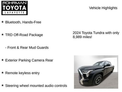 Used 2024 Toyota Tundra SR5 w/ TRD Off-Road Package image 8