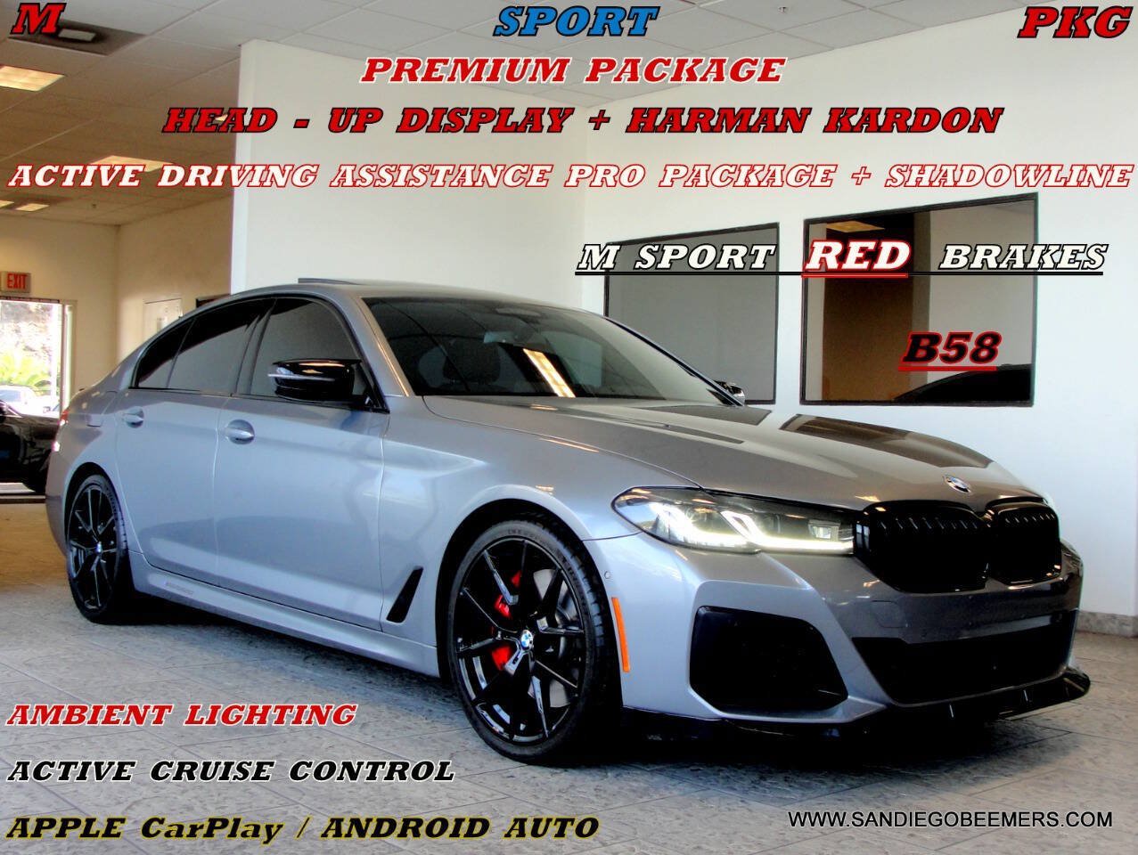 Used 2023 BMW 540i w/ M Sport Package RWD image 1