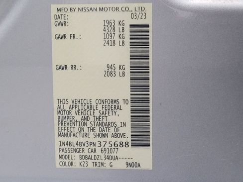 Used 2023 Nissan Altima 2.5 S FWD image 33