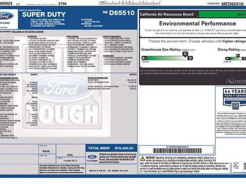Certified 2021 Ford F350 Lariat w/ Lariat Ultimate Package AWD/4WD image 58