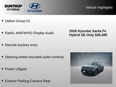 Used 2026 Hyundai Santa Fe SE AWD/4WD image 8